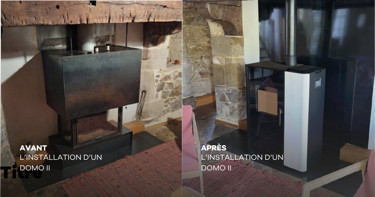 Avant / Après l'installation d'un DOMO II dans une maison classée Monument Historique