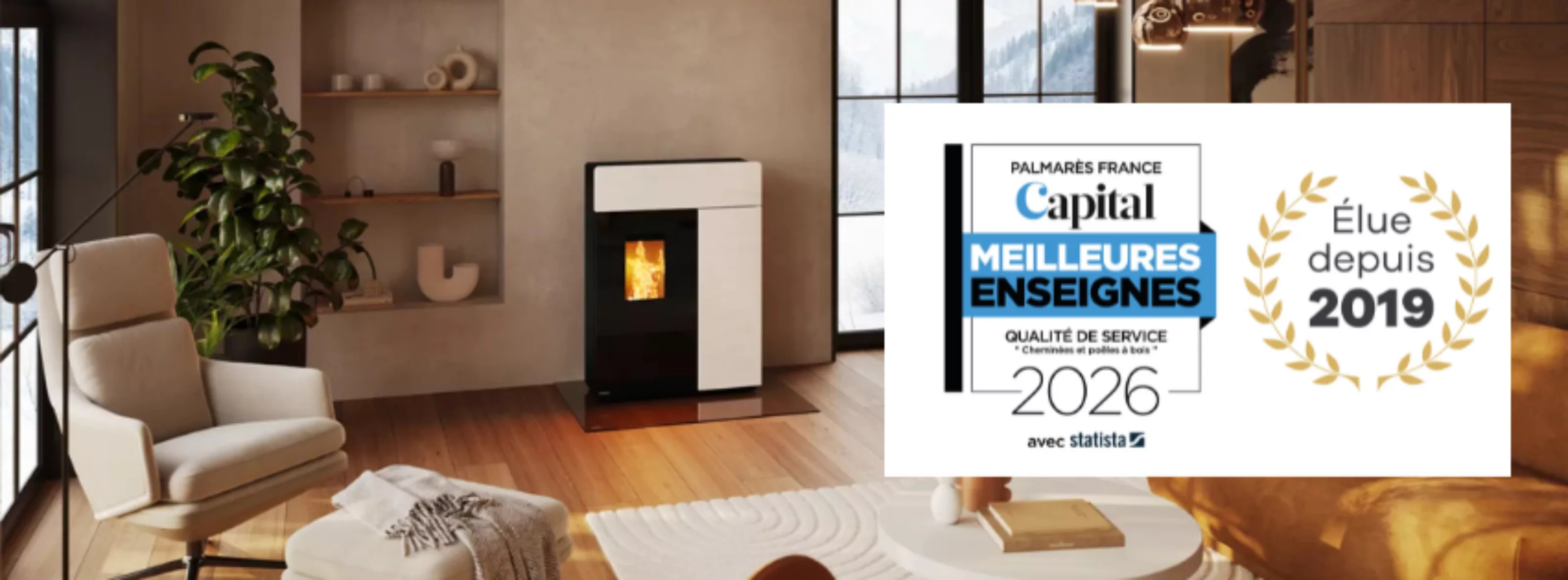 RIKA élue meilleure enseigne de magasins de poêles et cheminées 2026